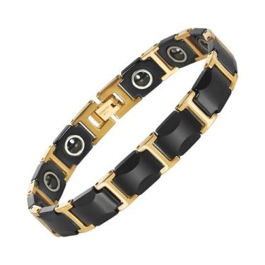 Imagem de Pulseira De Cerâmica Premium Unissex Com Design De Lua Crescente ARADO