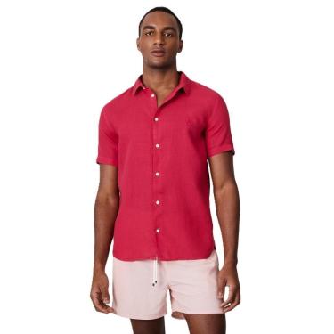 Imagem de Camisa Manga Curta Linho Tinturado Reserva-Masculino