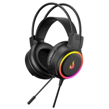 Imagem de Headset Gamer Rise Mode Z2 LED RGB Rainbow, Driver 50mm, P2, USB, Preto - RM-HS-Z2-B-Unissex