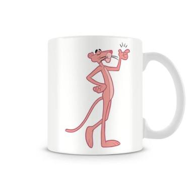 Imagem de Caneca Pantera Cor de Rosa 325ml Cerâmica - Starnerd