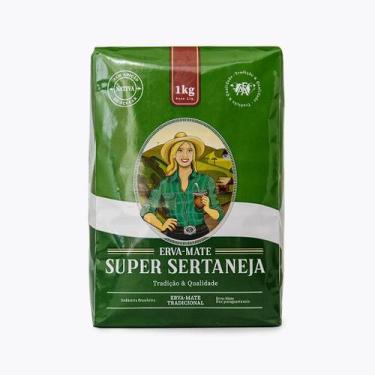 Imagem de Erva Mate Super Sertaneja Tradicional 1kg - Sabor Intenso e Natural