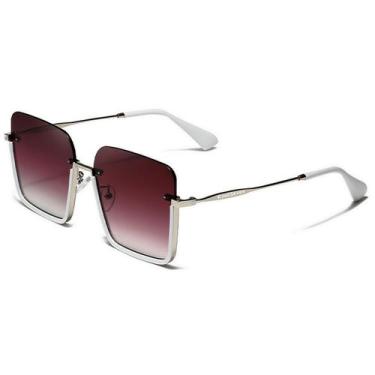 Imagem de Óculos de Sol Feminino Genuine Lente Gradiente Proteção uv400 Moda Cas