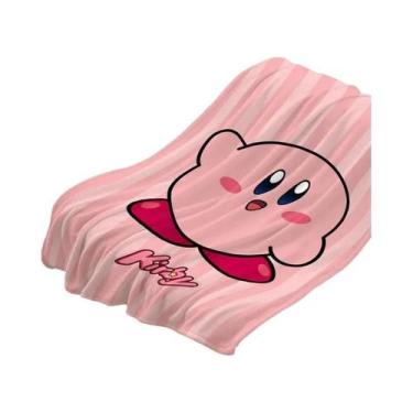 Imagem de Cobertor De Sofá Quente E Macio Em Fleece K-Kirbys, Microfibra Adoráve
