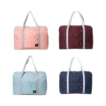 Imagem de Bolsa De Viagem Dobrável Leve De Grande Capacidade Para Mulheres E Men
