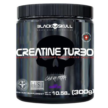 Imagem de Creatine Turbo Monohidratada - 300g Uva - Black Skull-Unissex