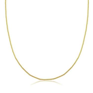 Imagem de Corrente Veneziana 060 Folheada A Ouro - Radhau Joias, 45cm, Única