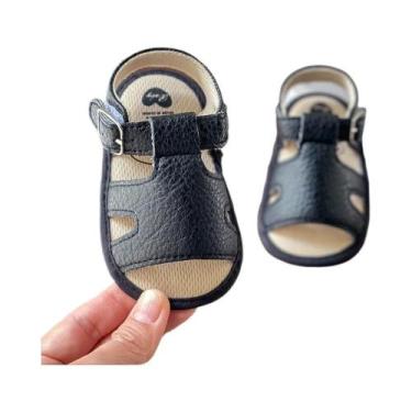 Imagem de Sandálias Abertas Para Bebês Meninos Recém-Nascidos, Confortáveis, Res