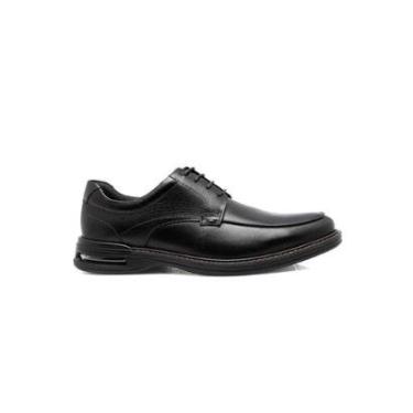 Imagem de Sapato Democrata Air Magnum Couro Preto-Masculino