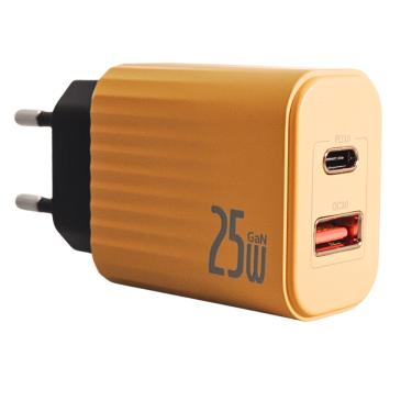 Imagem de Fonte Carregador Turbo 25W USB/C Basike Amarelo CAR-3164CC