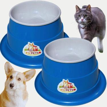 Imagem de Comedouro Elevado com Antiformiga e Pote de Ração 400ml  Ideal para Cã