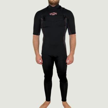 Imagem de Long John Billabong Absolute Full Gbs 2/2Mm Chest Zip Manga Curta, M, 