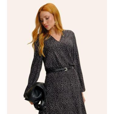 Imagem de Blusa Feminina Manga Longa Bufante Endless Preto, M, Preto