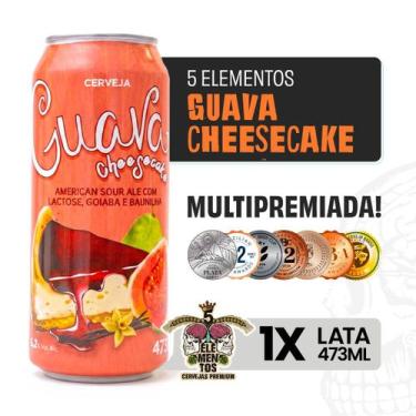 Imagem de Cerveja American Sour Ale 5 Elementos Guava Cheesecake 473ml