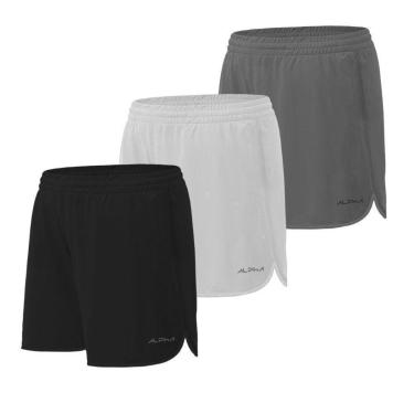 Imagem de Kit 3 Shorts de Corrida Dry Alpha Co-Masculino