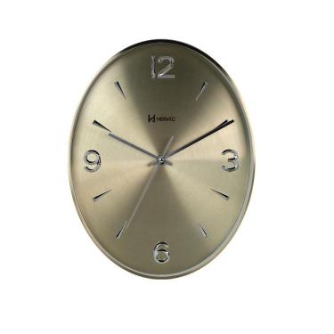 Imagem de Relógio De Parede Herweg Ref: 4610-029 Oval Dourado