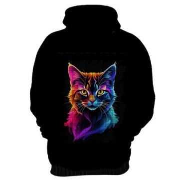 Imagem de Blusa de Frio de Gatinho Colorido Neon Vetor 6 - Kasubeck Store®, G