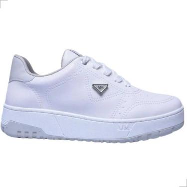 Imagem de Tênis Feminino Via Marte Casual Sneaker Branco 37, Branco, 37