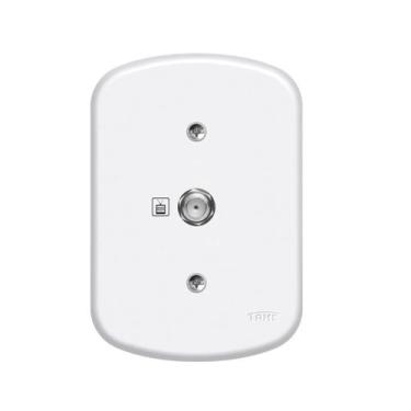 Imagem de Tomada para Antena de TV para Cabo Coaxial Fame Unica, Unica, Único