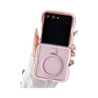 Imagem de Capa Magnética Translúcida Com Suporte De Anel Para Samsung Galaxy Z F