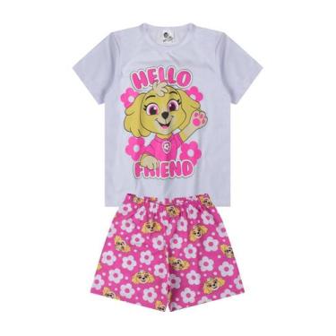 Imagem de Pijama Infantil Menina Branco -Alemara, 4