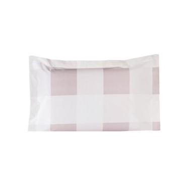 Imagem de Fronha com Abas Maxi Vichy Rosê Rosé