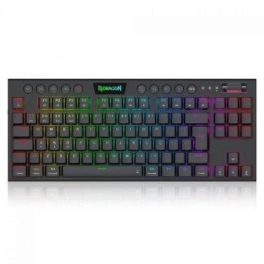 Imagem de Teclado Mecânico Gamer Redragon Horus Pro TKL, Bluetooth, RGB, Switch Brown, ABNT2, Pre...