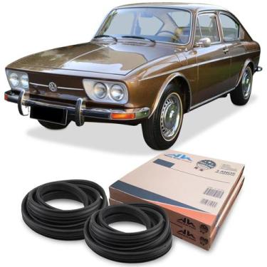 Imagem de Kit Borracha 2 Portas Guarnição Volkswagen TL 1600 - New Kar