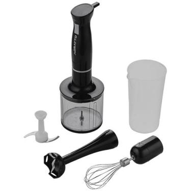 Imagem de Mixer Processador Batedor Triturador 3 em 1 Elétrico Portátil 200W 220