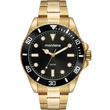 Imagem de Relógio Mondaine Masculino Social Dourado - 32549GPMVDE2