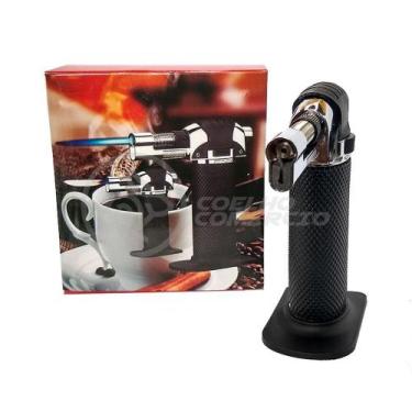 Imagem de Maçarico Culinario Gourmet Portátil Gás Butano Recarregável - SMAR BRA