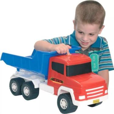 Imagem de Caminhão Adijomar Twister Sound - 59 cm - Vermelho/Azul