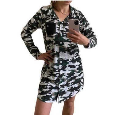 Imagem de Camisola Inverno Camuflada Botão - Magia Mix, P