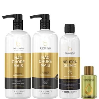 Imagem de Borabella Kit Não Chore 2x1L + NeutraQuimic + Argan 7ml