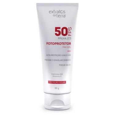 Imagem de Protetor Solar Facial FPS 50 Fotoprotetor Extratos 50g - Extratos da T