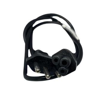 Imagem de Cabo Tripolar Home Theater Notebook 1,2m 250V 2,5A Samsung