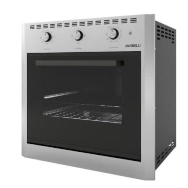Imagem de Forno Elétrico Embutir Nardelli E60 Inox 60L, Inox, 220V