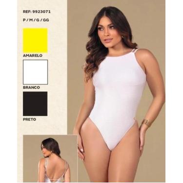 Imagem de Maio body branco com detalhe nas costas sol e agua, G