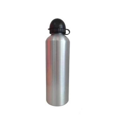 Imagem de garrafa squeeze inox 750 ml - Zein, Prata