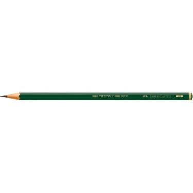 Imagem de Lapis Preto Tecnico 9000 8B Preto/Macio Cx.C/12 Faber-Castell