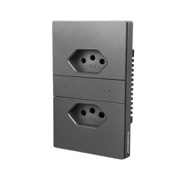 Imagem de Tomada Inteligente Dupla Zigbee Nova Digital Safira SAT2