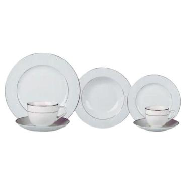 Imagem de Aparelho de Jantar Magesty 7 Peças Porcelana L'Hermitage, Silver