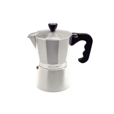 Imagem de Cafeteira Expresso Italiana 320 Ml Em Alumínio Com Cabo Em Nylon Tramontina 61768/010