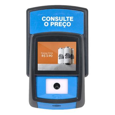 Imagem de Terminal de Consulta G2 Busca Preço 2D com Tela 3,2" Colorido e Scanner 1D 2D - Suporte para Fixação - Preto - Gertec