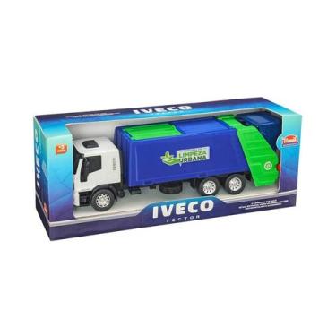 Imagem de Caminhao brinq.34cm tector coletor - Iveco