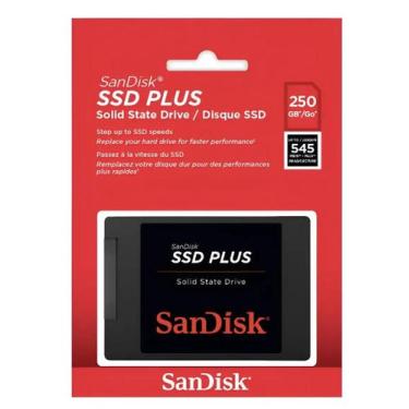 Imagem de SSD SanDisk 250GB SATA III 2.5 Velocidade 545MB s para PC e notebook