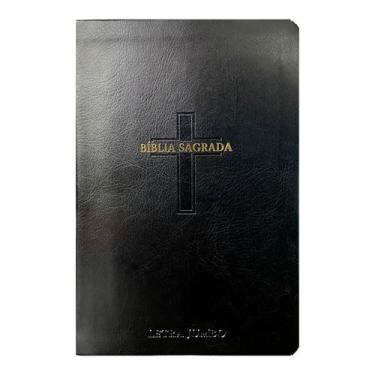 Imagem de Bíblia Sagrada Gigante Letra Jumbo ARC Almeida Revista Corrigida com H
