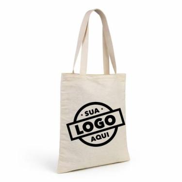 Imagem de sua logo aqui personalizada com sua marca Ecobag Sacola Ecológica Algo