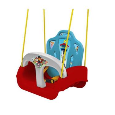 Imagem de Balanço Infantil com Encosto e Cinto Patrulha Canina Xalingo