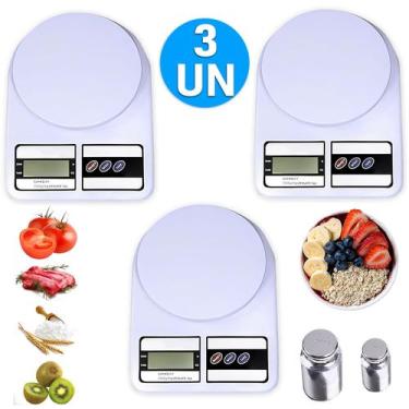 Imagem de Balança De Cozinha Digital 10kg Função Tara Dieta Confeitaria Pesar Fr