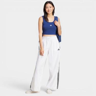 Imagem de Cropped Adidas Sleeveless Small Logo Essentials Feminino - Marinho - M